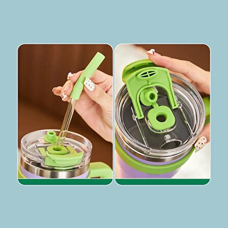 Dodge Trekking Çelik Termos Mug 750Ml Turkuaz