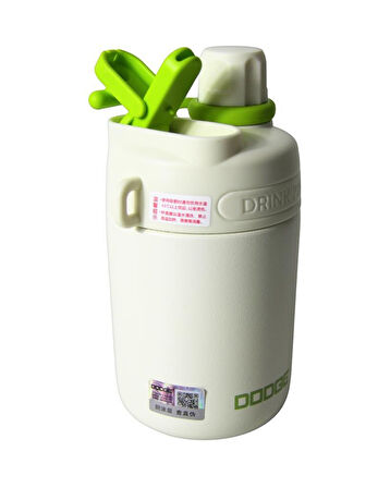 Dodge Çelik Termos Matara Çocuk 450Ml Beyaz