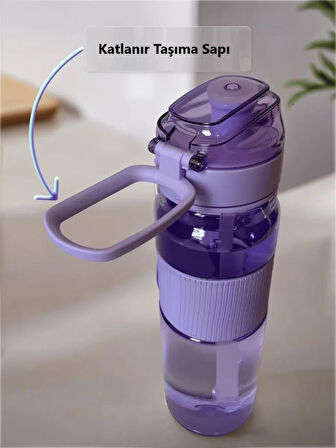 Dodge Su Matarası Tritan Mor 670Ml