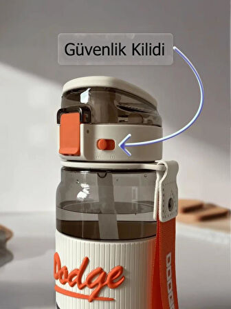 Dodge Su Matarası Tritan Siyah 850Ml