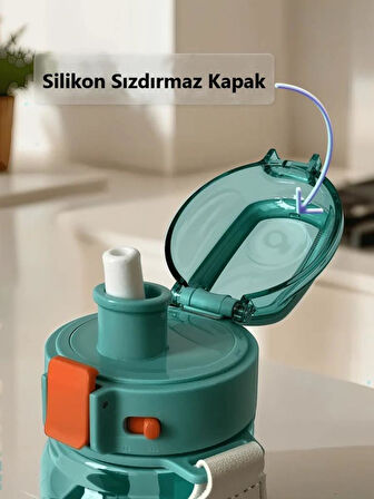 Dodge Su Matarası Tritan Turkuaz 850Ml