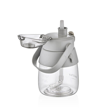 Shotay Hippo Tritan Su Matarası Gri 1050Ml