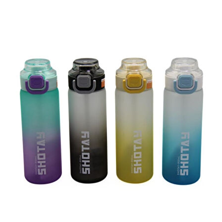Shotay Soft Gradient Su Matarası PC Mavi 800Ml
