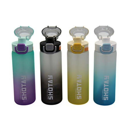 Shotay Soft Gradient Su Matarası PC Mavi 800Ml