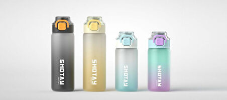 Shotay Soft Gradient Su Matarası PC Mavi 800Ml