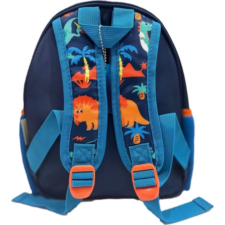 Vest Okul Çantası Sırt Anaokulu Renkli Dinozorlu 25 Cm