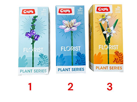  Mini Blok Flower Çiçek Lego CTOY-9095 ( 1 Adet)