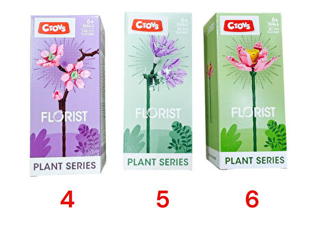  Mini Blok Flower Çiçek Lego CTOY-9095 ( 1 Adet)