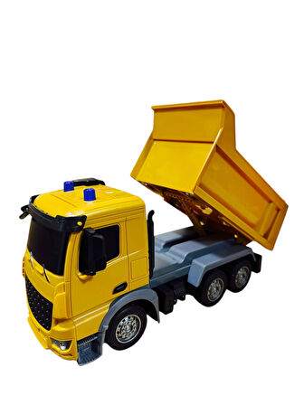 Uzaktan Kumandalı Şarjlı Damperli Kamyon – 23 CM 1:24 Ölçek 6 Fonksiyonlu Uzaktan Kumandalı İnşaat 