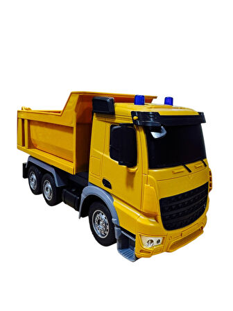 Uzaktan Kumandalı Şarjlı Damperli Kamyon – 23 CM 1:24 Ölçek 6 Fonksiyonlu Uzaktan Kumandalı İnşaat 