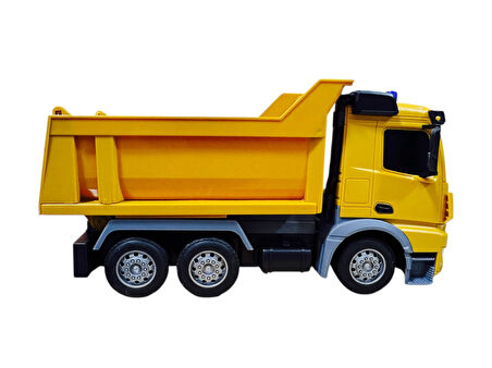 Uzaktan Kumandalı Şarjlı Damperli Kamyon – 23 CM 1:24 Ölçek 6 Fonksiyonlu Uzaktan Kumandalı İnşaat 