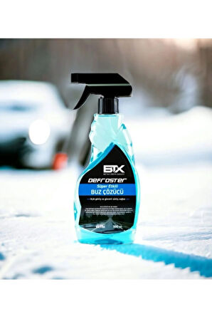 Buz Çözücü Defroster Sprey 500ml 2'li Buz Kazıyıcı