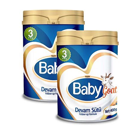 Baby Goat 3 Keçi Sütü Maması 400gr 2 Adet