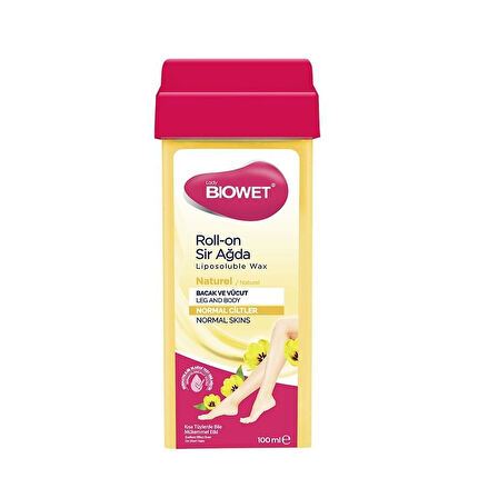 Bıowet Roll-On Sir Ağda Naturel 100 Ml