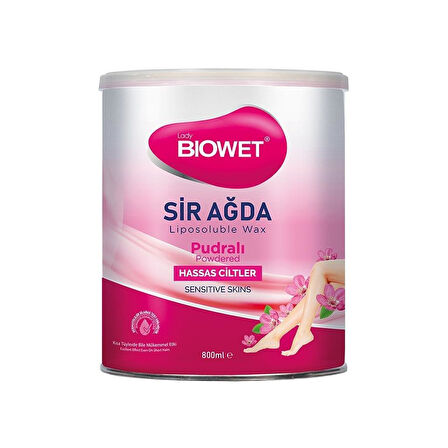 Biowet Konserve Sir Ağda Hassas Ciltler İçin Pudralı 800 ml