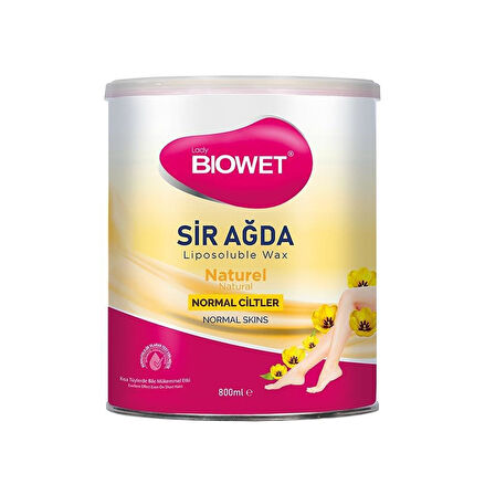 Biowet Konserve Sir Ağda Normal Ciltler İçin Naturel 800 ml