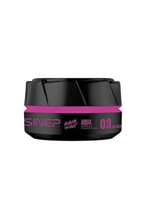 Sinep Yumuşak Tutuş Parlak Wax 03 Siyah 150 Ml