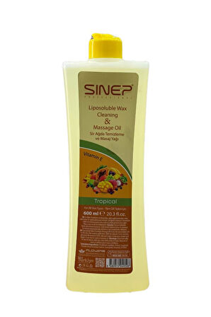 Sinep Ağda Temizleme ve Masaj Yağı 600 Ml Tropikal