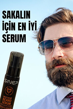 Sinep Argan & Keratin Özlü Sakal Bıyık Serumu 50 Ml