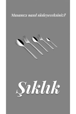 Özlife defne 30 parça çatal kaşık takımı seti 6 kişilik paslanmaz çelik