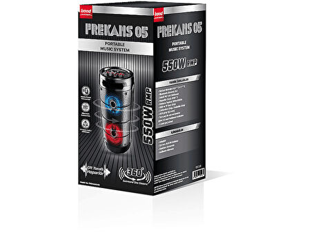 Frekans 05 Bluetooth Hifi Hoparlör Siyah