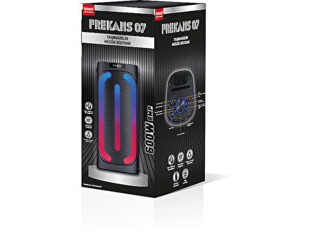 Frekans 07 Bluetooth Hifi Hoparlör Siyah