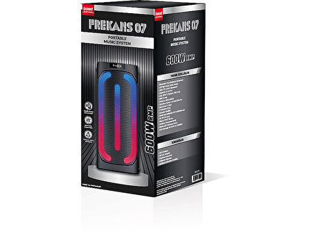 Frekans 07 Bluetooth Hifi Hoparlör Siyah
