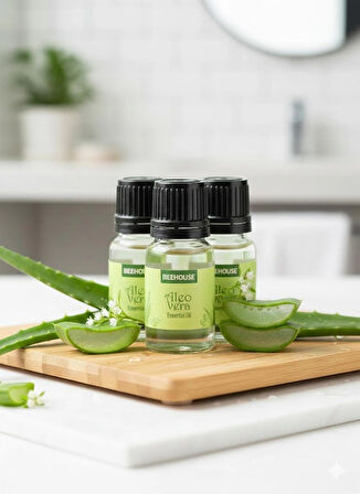 BEEHOUSE Aleovera 3'lü Paket Esansiyel Buhurdanlık Yağı 10 ml X 3 adet