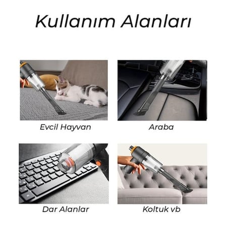 Bood Mini Vakum Süpürge - Siyah                               