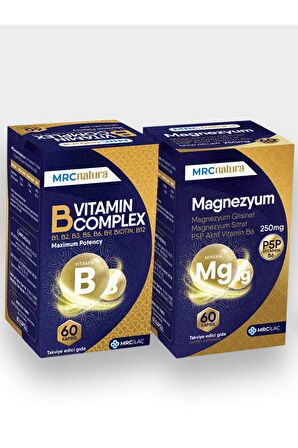 MRC NATURA MAGNEZYUM + B COMPLEX SINAV VE KONSANTRASYON PAKETİ