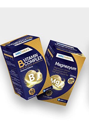 MRC NATURA MAGNEZYUM + B COMPLEX SINAV VE KONSANTRASYON PAKETİ