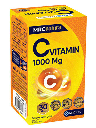 Mrc Natura C Vıtamın 1000 Mg 30 Tablet