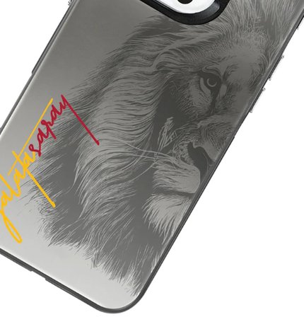 x Dekomus Lisanslı Galatasaray Iphone 16 Pro Premium Aslan Telefon Kılıfı "Dekomus Cep Defteri Hediyeli"