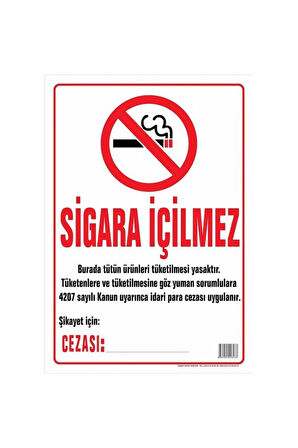 Odak Sigara İçilmez 35X50