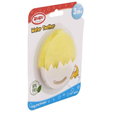 Zuzu Toys Sulu Kırık Yumurta Temalı Diş Kaşıyıcı - Sarı