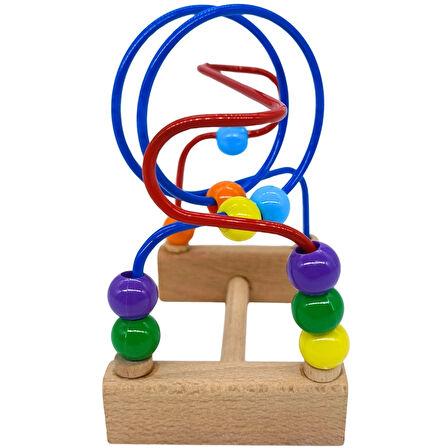 Zuzu Toys Mini Eğitici Ahşap Boncuk Koordinasyon Oyunu 4149
