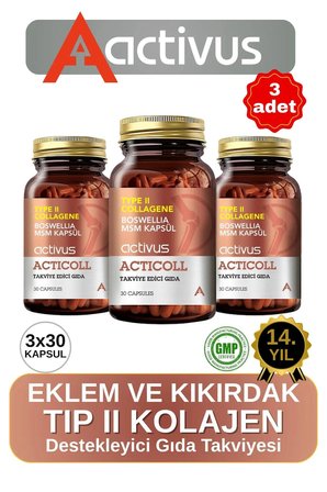ACTICOLL 30 KAPSÜL X 3
