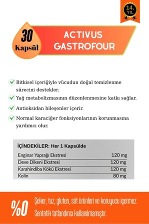 GASTROFOUR 30 KAPSÜL