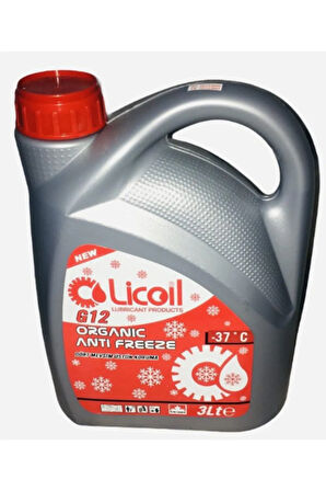 Organik G12 Kırmızı Antifriz -37c  3 litre