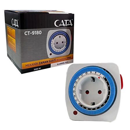 Cata Ct-9180 Fişli Mekanik Zaman Saati