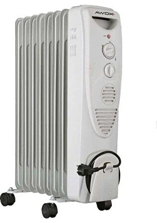 Awox 12F DilimFanlı 2900 W Yağlı Radyatör Beyaz