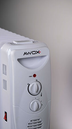 Awox 12F DilimFanlı 2900 W Yağlı Radyatör Beyaz