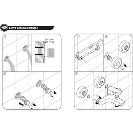 TEMA TULİP BANYO BATARYASI