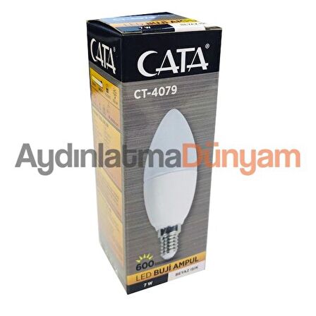 Cata 7 Watt E14 Duylu Buji Led Ampul CT-4079 Beyaz Işık