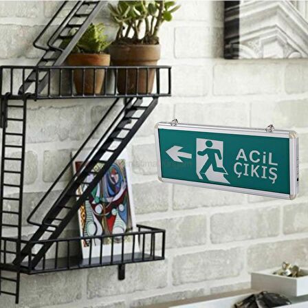 Cata 3 Saat Şarjlı Ledli Exit Armatür CT-9179