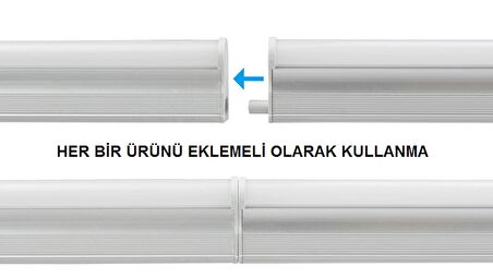Cata 8 Watt Ledli Bant Armatür 5 Adet CT-2467 Beyaz Işık