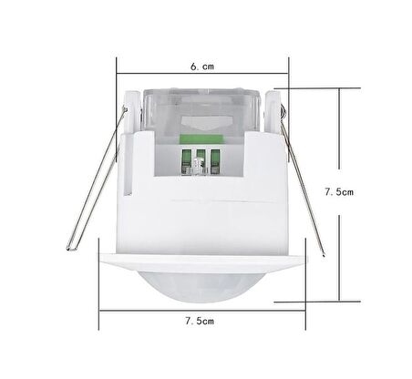 Cata Sıva Altı 600 Watt 360 Derece Sensör CT-9242