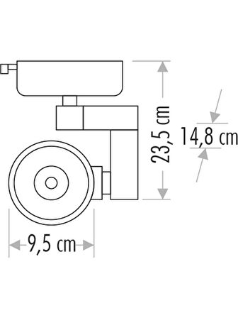 Cata 30W Ray Spot Beyaz Kasa 6400K Beyaz Işık Capella CT-5333