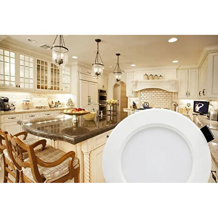 CATA Panel Spot Beyaz Kasa Beyaz Işık 6400K 18W