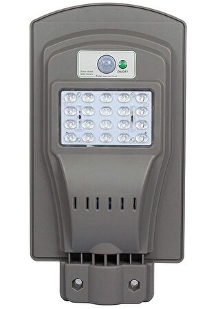 Cata 30W Solar Sensörlü LED Sokak Lambası - Beyaz Işık 6500K - IP65 Su Geçirmez - CT-4690